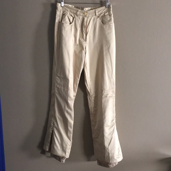 Gold Ski Pants 8 Snowboard Pants Obermeyer - Picture 1 of 7